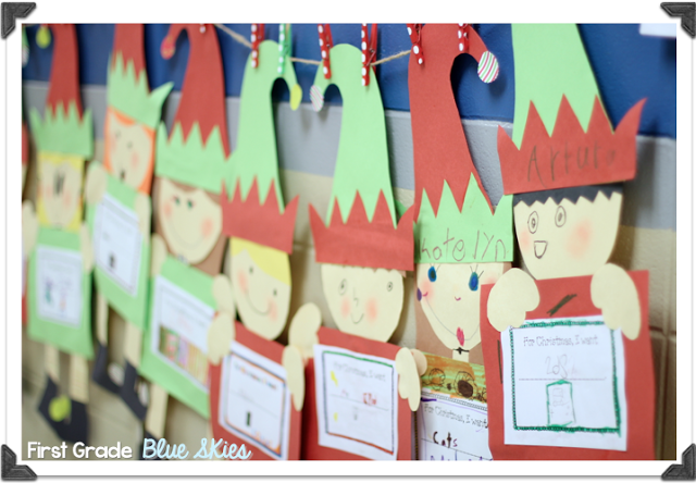 Christmas Crafts in the Classroom: Elves - First Grade Blue Skies