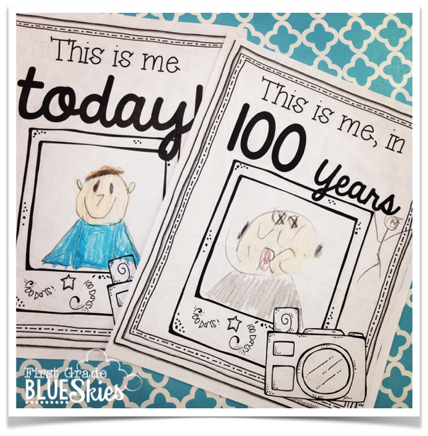 100th day of school writing activities for first grade