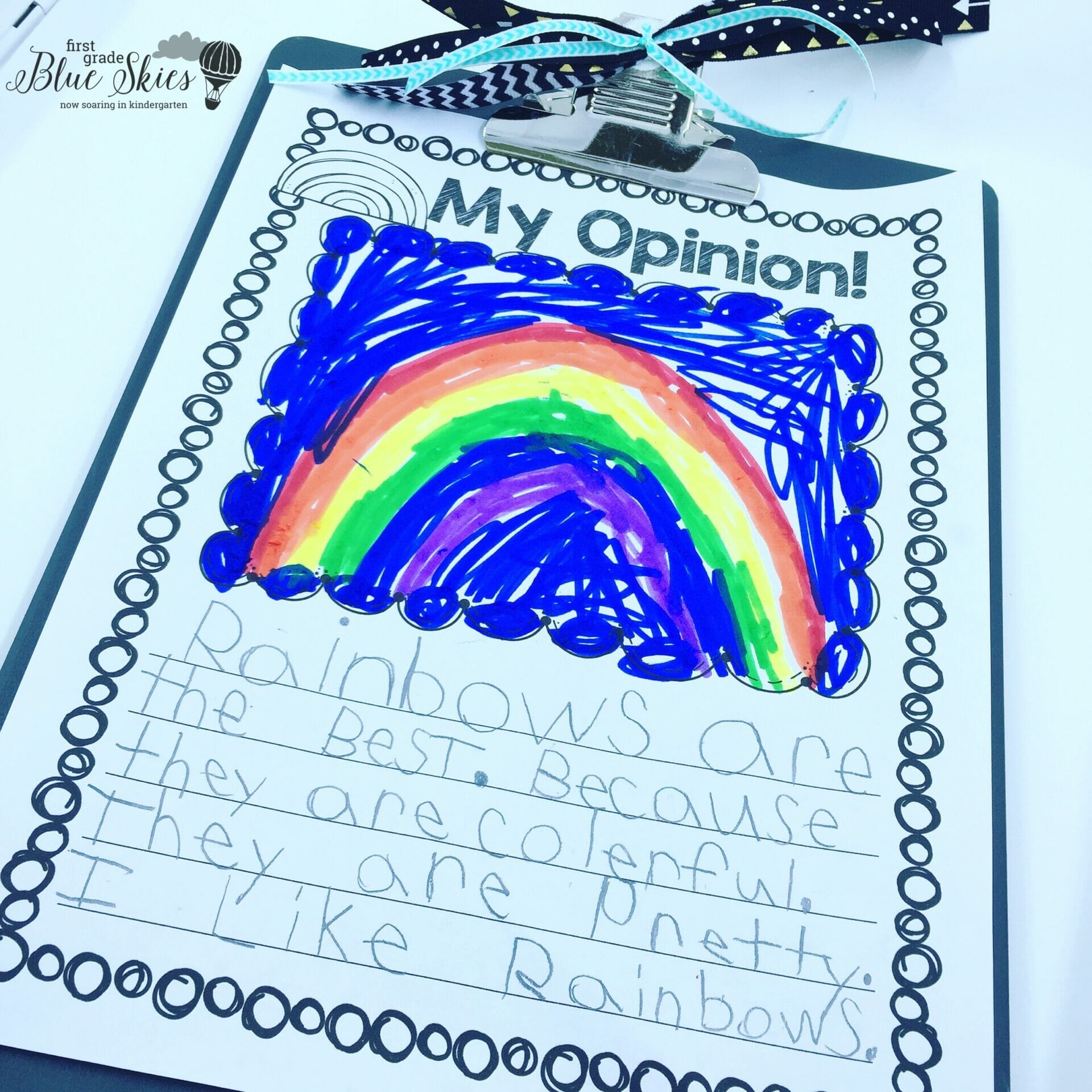 opinion-writing-first-grade-blue-skies