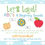 Label It! ABC and Beginning Sounds (with a freebie!)