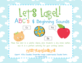 Label It! ABC and Beginning Sounds (with a freebie!)