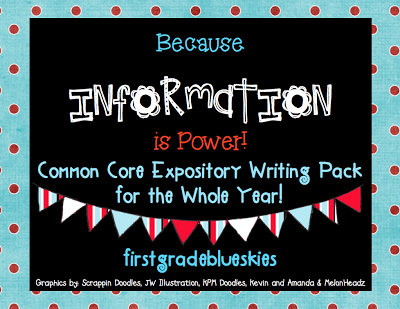 Common Core Expository Writing Pack & Freebie
