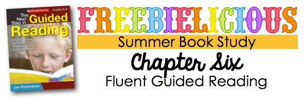 Guided Reading Book Study Chapter 6 Freebies!