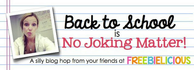 Back 2 School is No Joking Matter Blog Hop