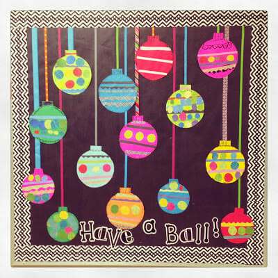Easy Ornament Bulletin Board Freebie and Blend Friends Update!