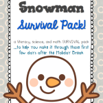 New Year Freebie and Snowman Survival Pack