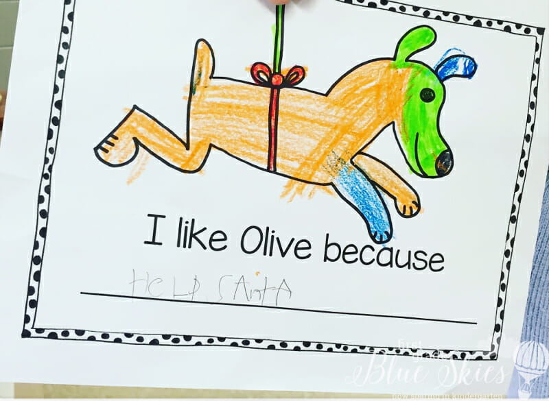 Olive the Other Reindeer Freebie