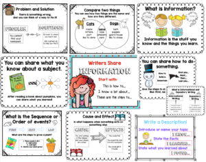 Expository Writing First Grade : Blue Skies with Jennifer White