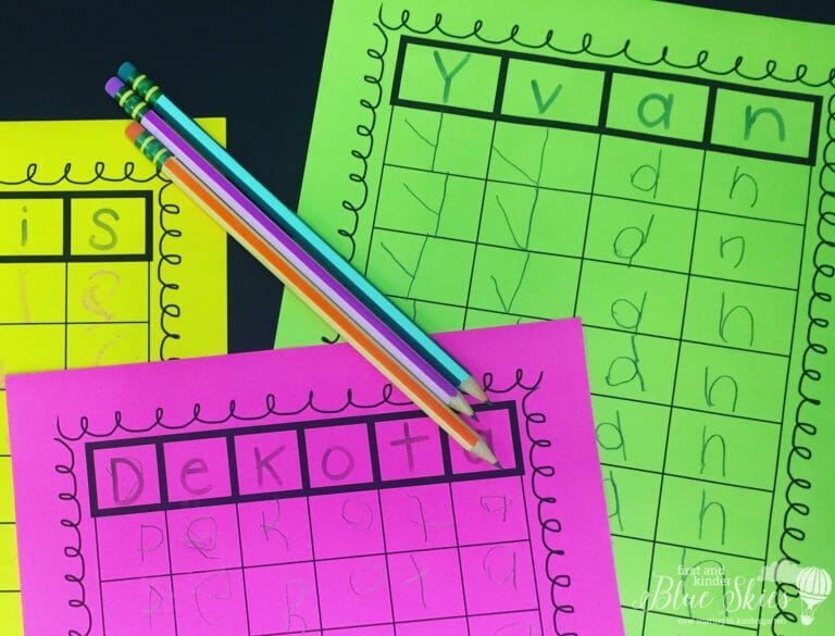 Name Writing Practice
