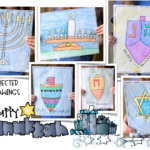 Directed Drawings for Hanukkah and the Nativity