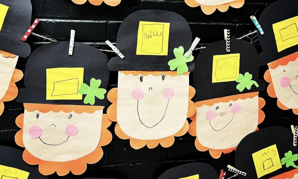 St Patrick's Day Simple Leprechaun Craft and activities 