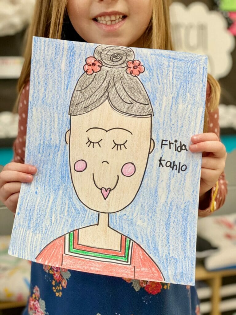 women's history month frida kahlo activities