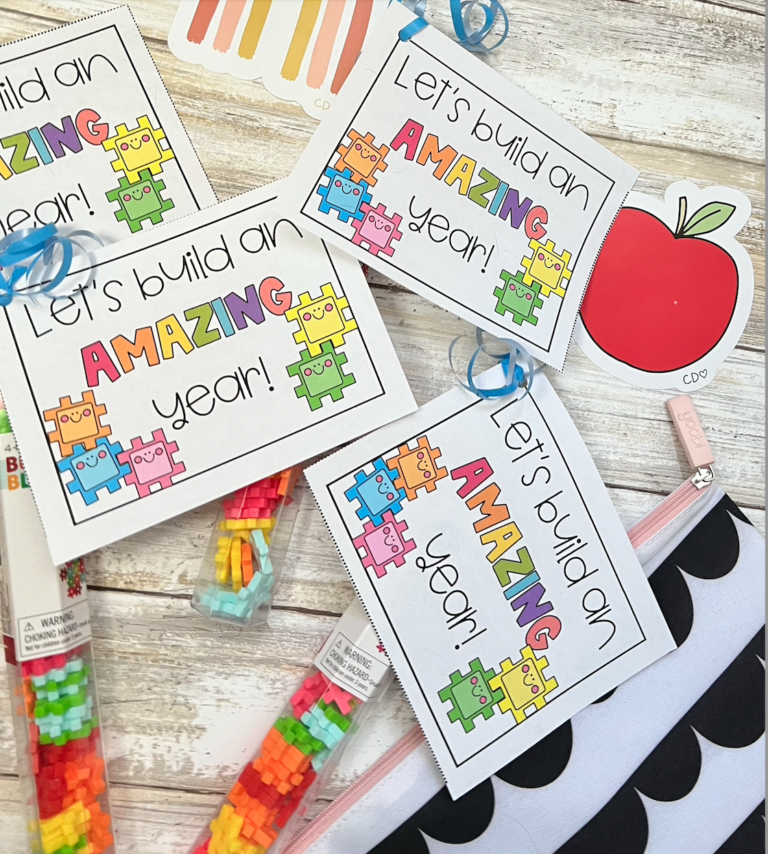 Student Gift Tags for Back to School