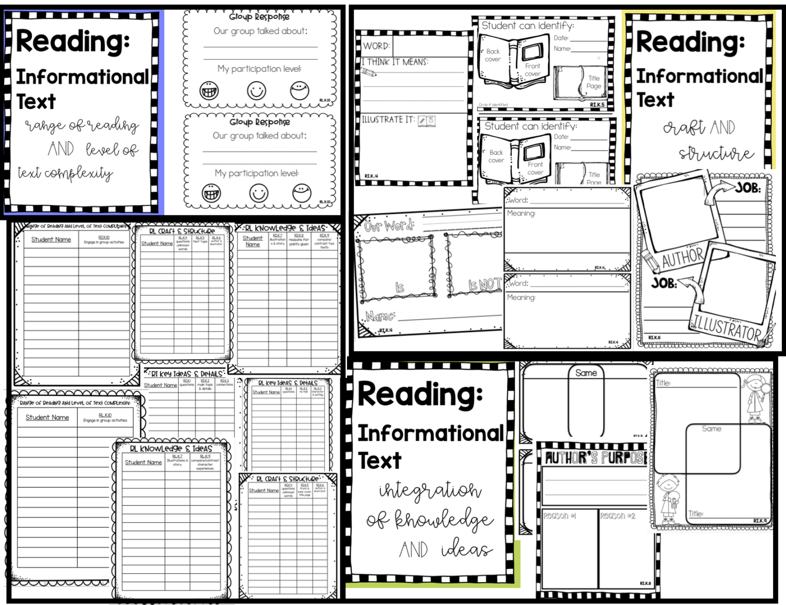 Graphic Organizers for Reading Comprehension