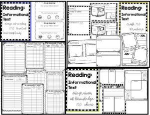 Graphic Organizers for Reading Comprehension