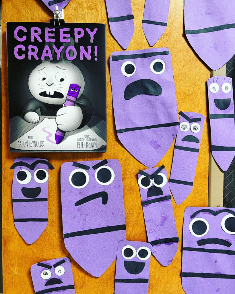 Creepy Crayon Activity and book companion